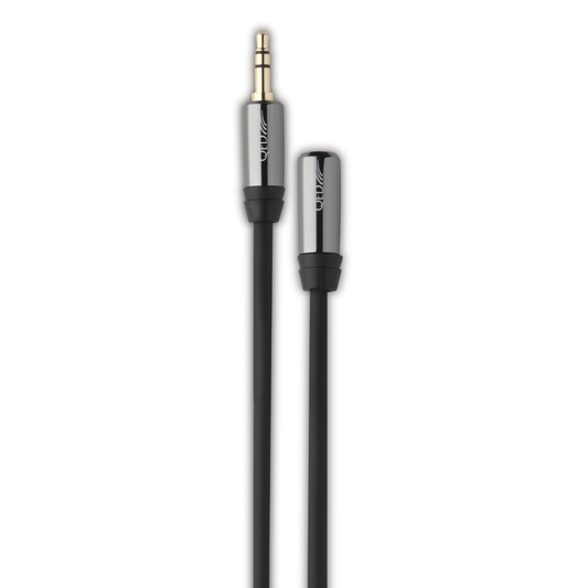 PERFORMANCE HEADPHONE EXTENSION GRAPHITE 3.5mm