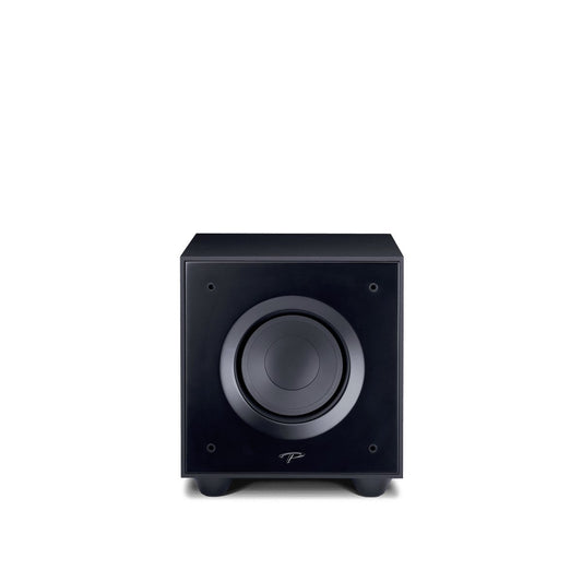 Defiance Paradigm V8 Subwoofer attivo in bass reflex.