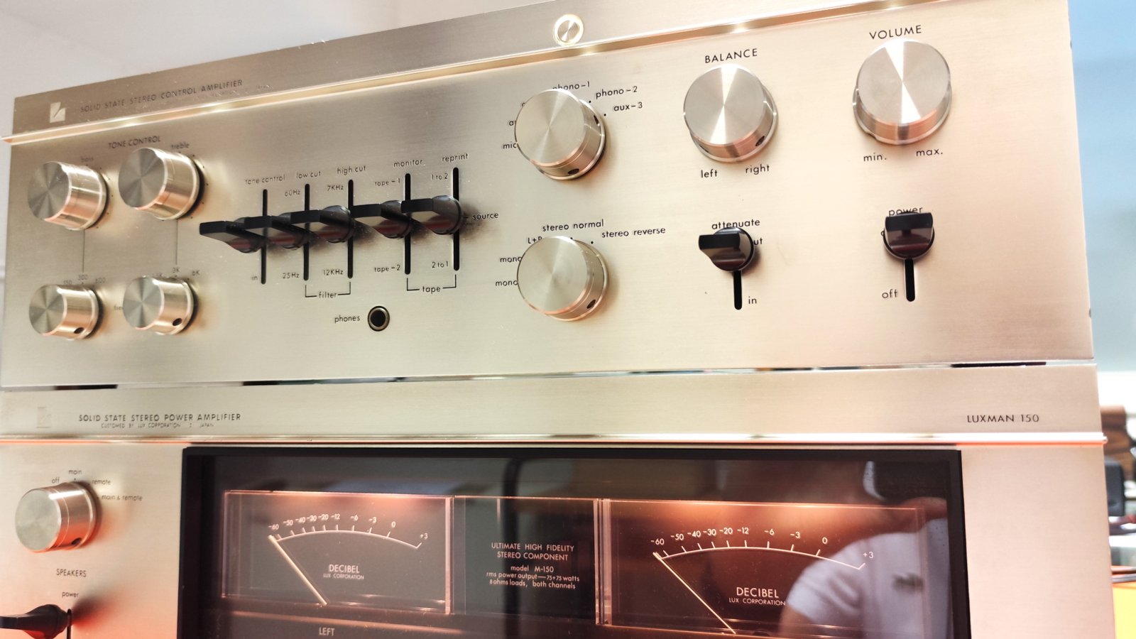 Luxman CL350 + Luxman M150