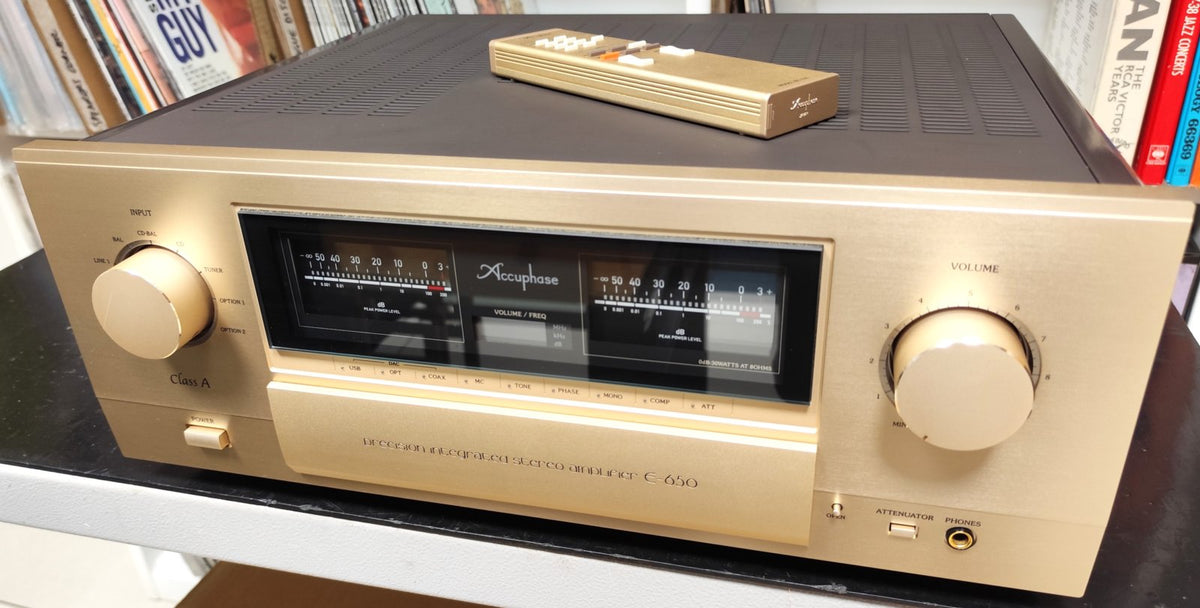 Accuphase E650 + phono AD50