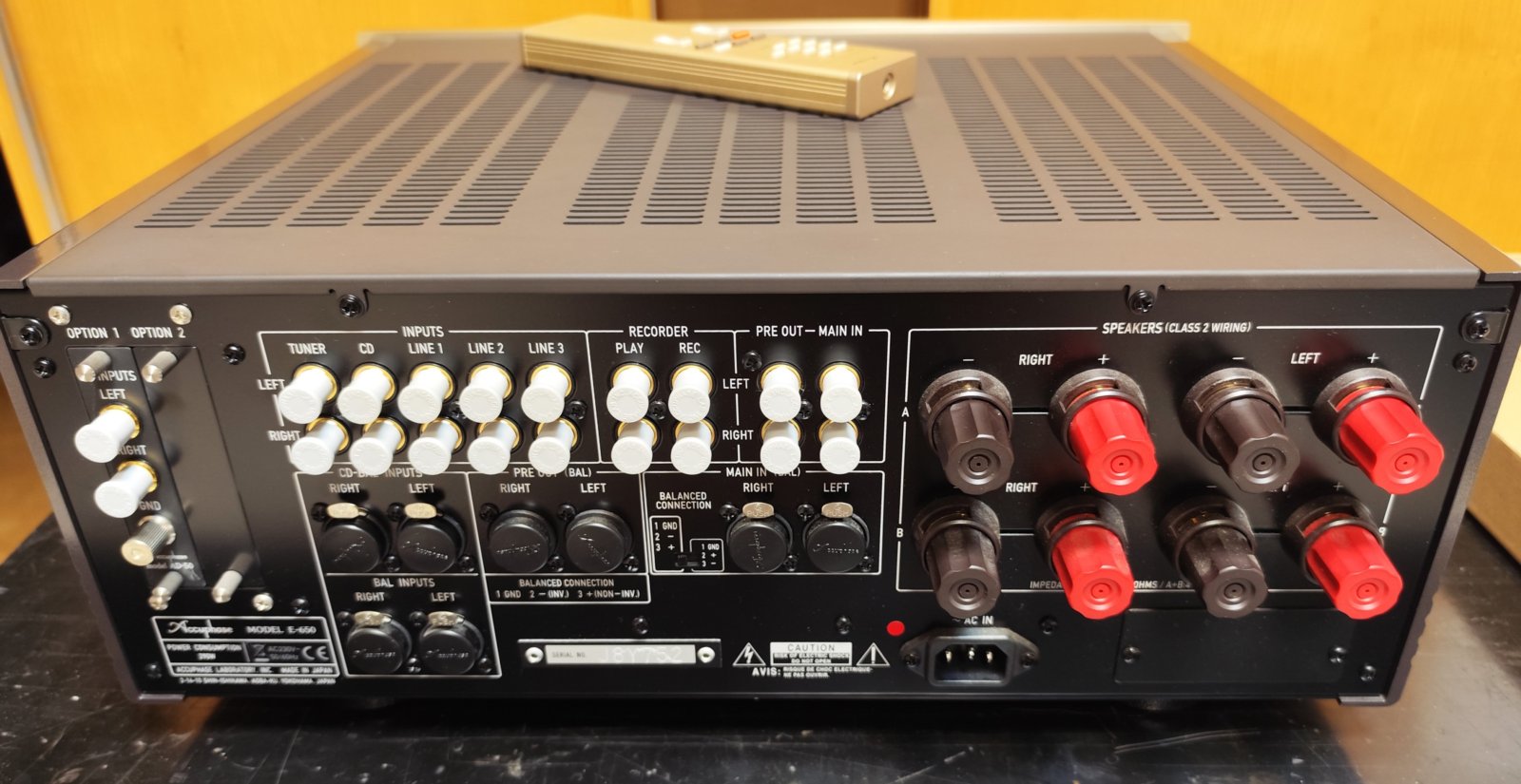 Accuphase E650 + phono AD50