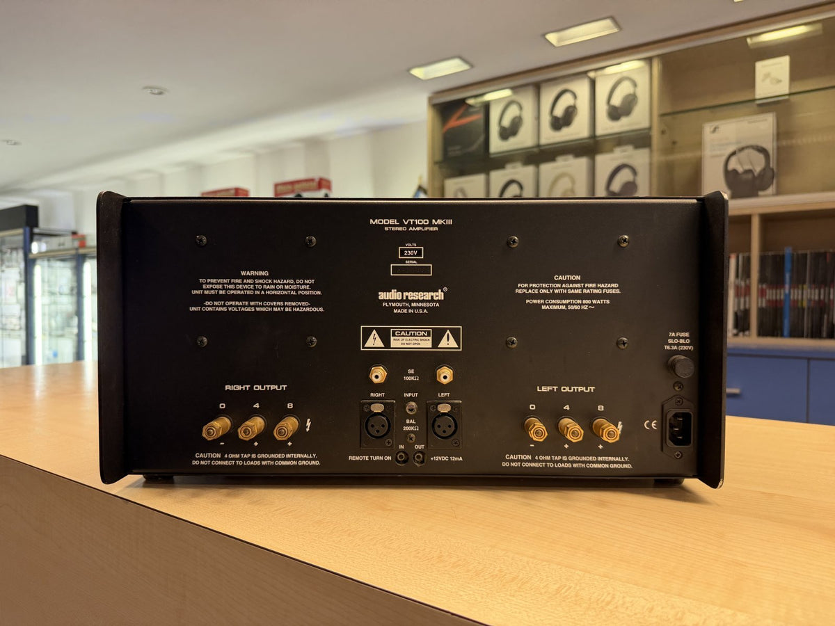USATO: Amplificatore Audio Research VT100 MKIII